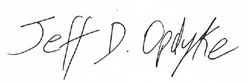 jeff d. opdyke signature